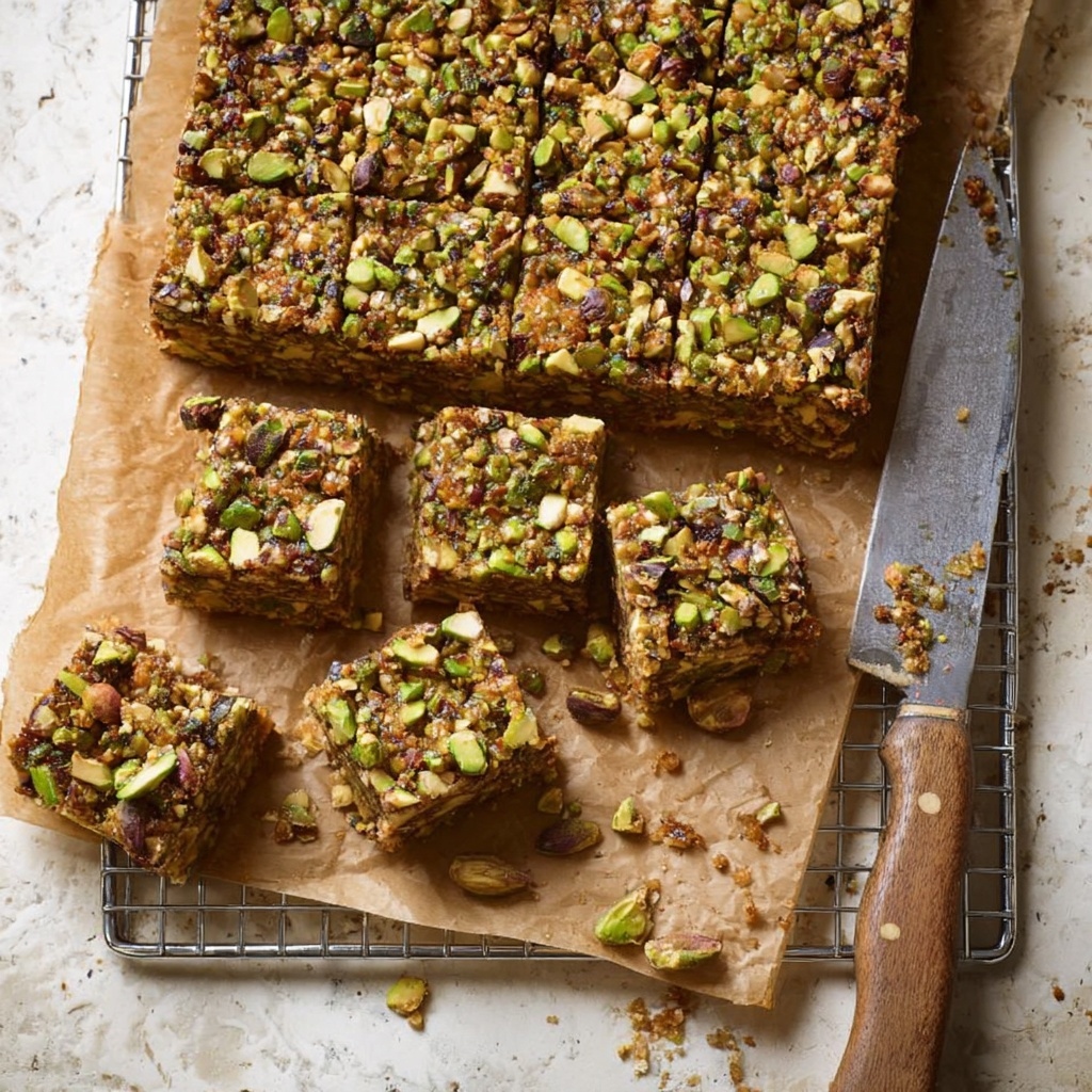 Pistachio Shortbread Bars Recipe - Recipe Image