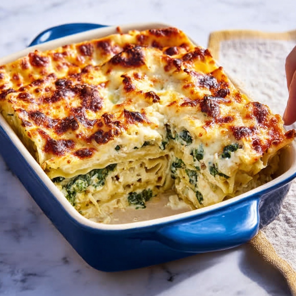 Baked Rigatoni with Spinach and Ricotta Recipe - Recipe Image