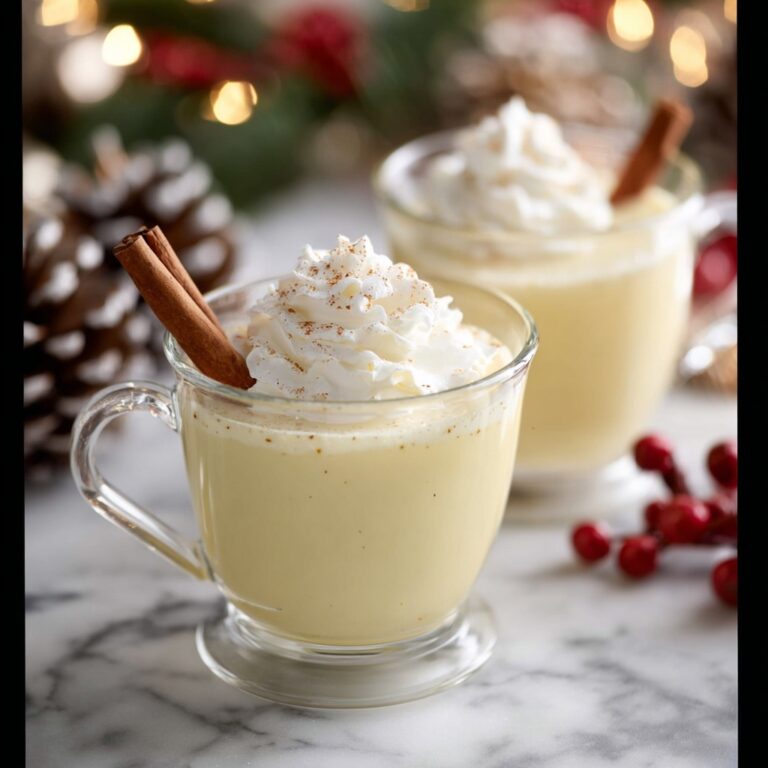 Homemade Eggnog Recipe