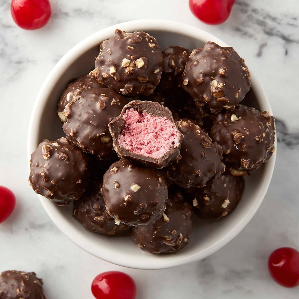 Cherry Mash Truffles Recipe - Recipe Image