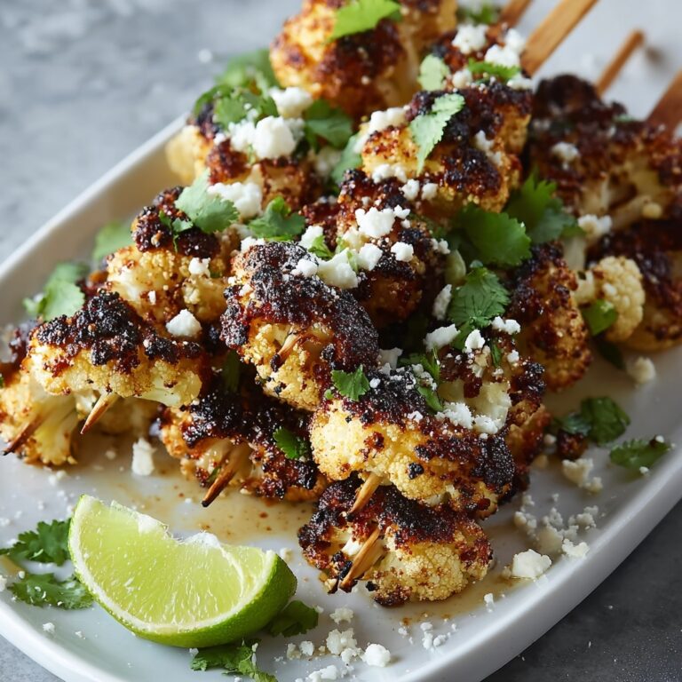 Mexican Street Style Grilled Cauliflower Recipe