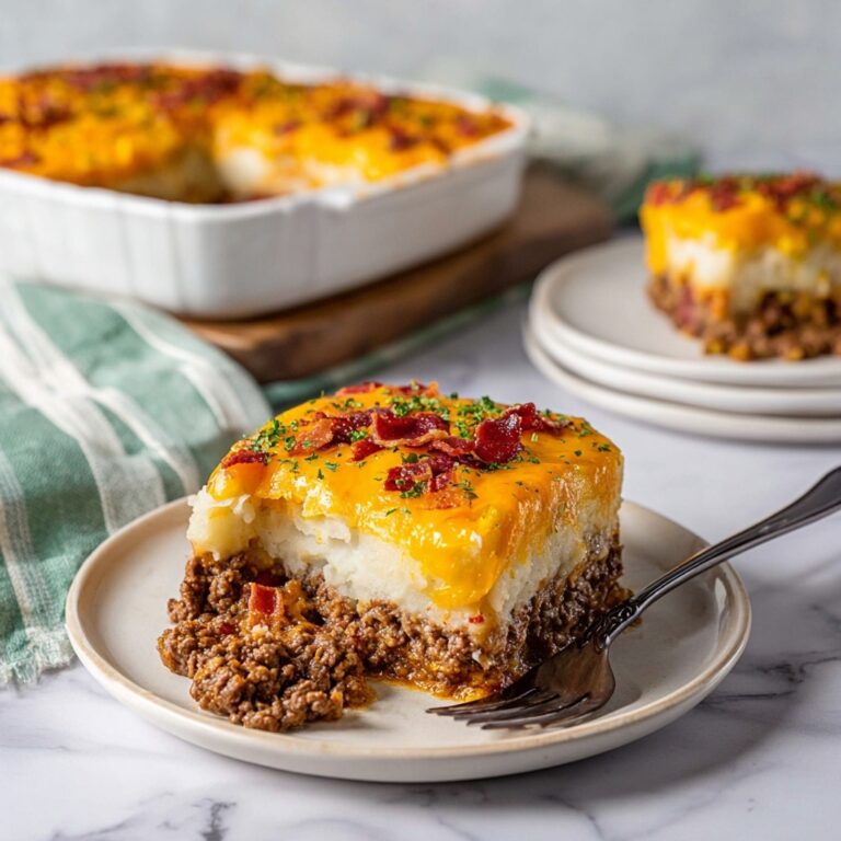 Loaded Potato and Meatloaf Casserole Recipe