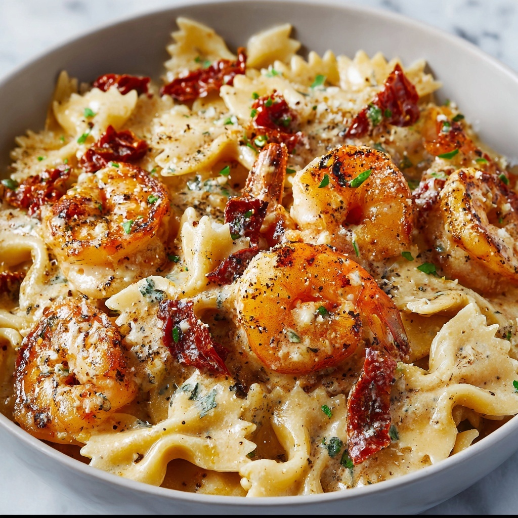 Creamy Garlic Shrimp Pasta Recipe - Recipe Image