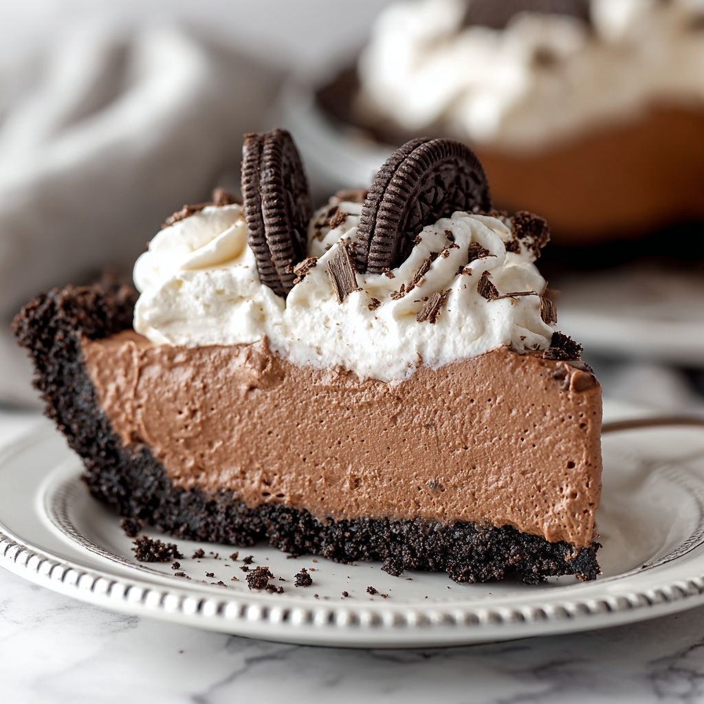 No Bake Chocolate Cheesecake Recipe - Recipe Image