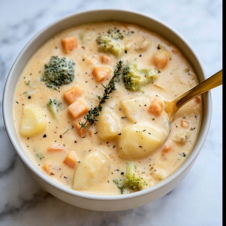 Broccoli Potato Cheese Soup Recipe