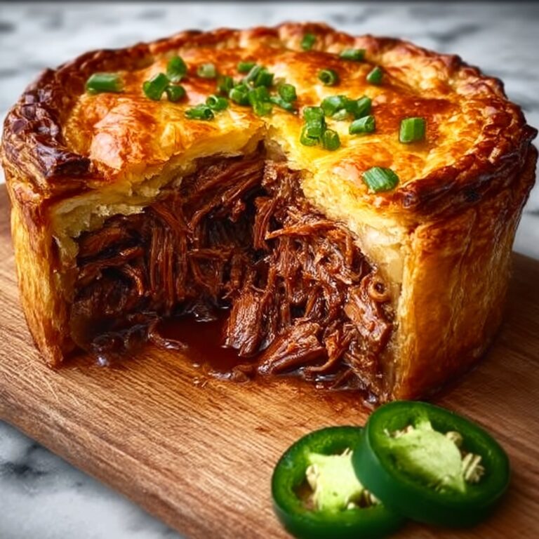 Spicy Jalapeño and Cheese Beef Pie with Leftover Brisket Recipe