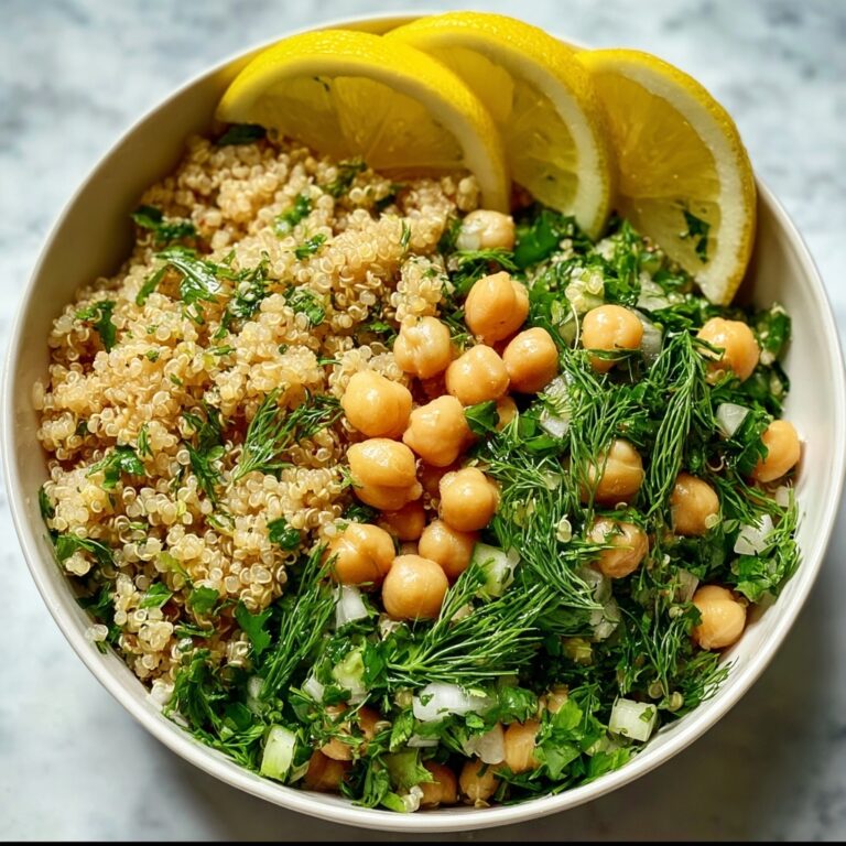 Lemon Herb Quinoa with Chickpeas Recipe