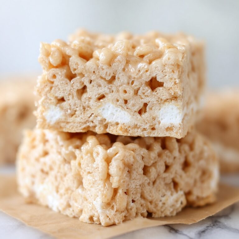 Salted Caramel Rice Krispie Treats Recipe