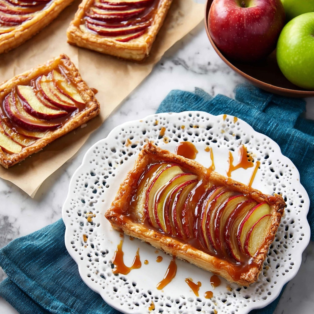 Caramel Apple Puff Pastries Recipe - Recipe Image