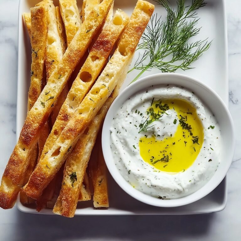 Pita Fries with Tzatziki Recipe