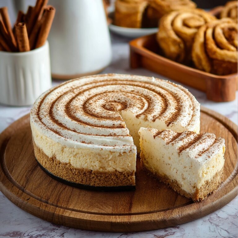 Cinnamon Roll Cheesecake Recipe
