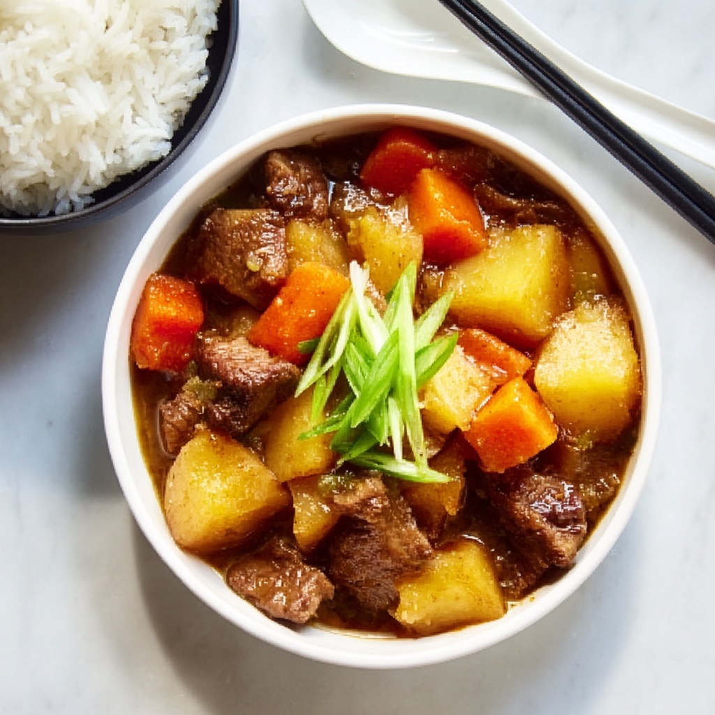 Beef Soup with Carrots and Radish Recipe - Recipe Image