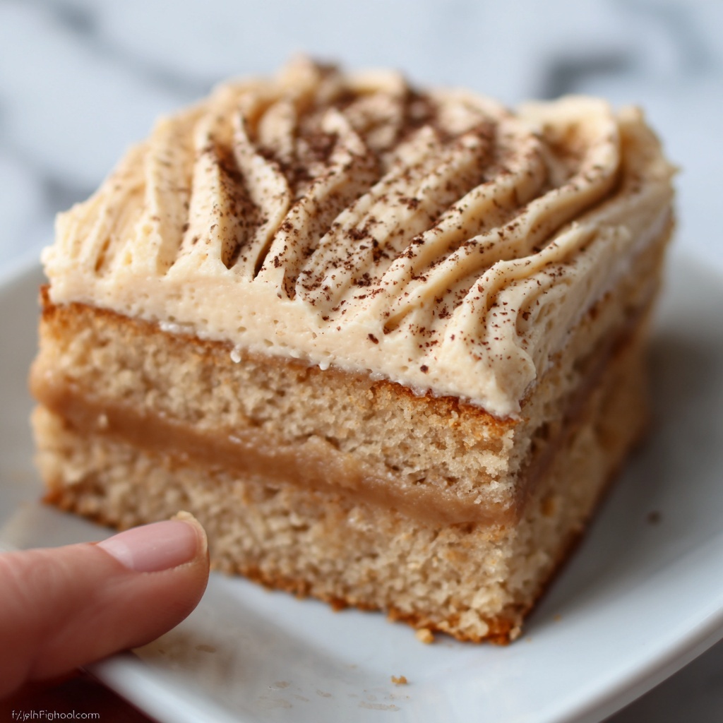 Applesauce Cake with Cinnamon Cream Cheese Frosting Recipe - Recipe Image
