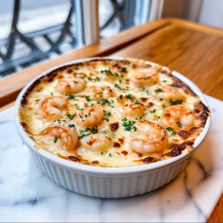 Shrimp Crab Alfredo Bake Recipe