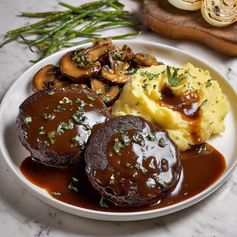 Salisbury Steak with Mushroom Gravy Recipe