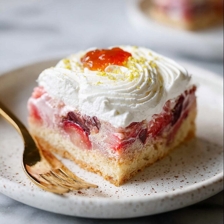 Rhubarb Upside-Down Cake Recipe