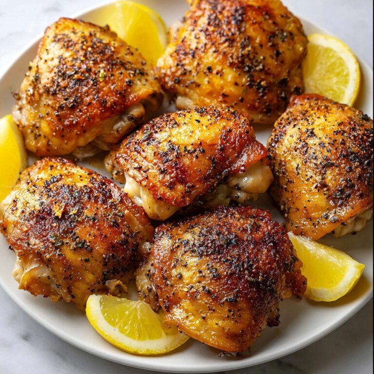Juicy Baked Chicken Thighs Recipe