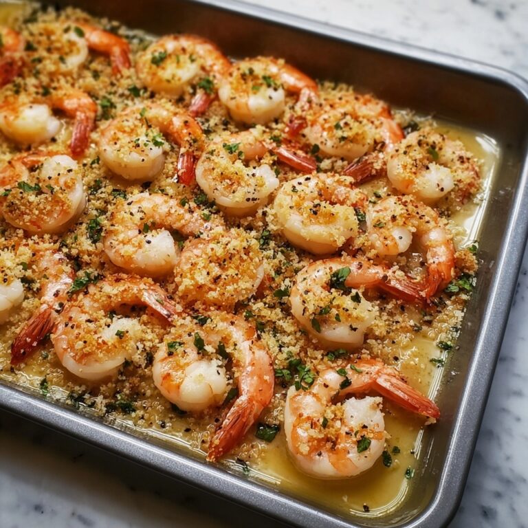 Baked Garlic Parmesan Shrimp Recipe