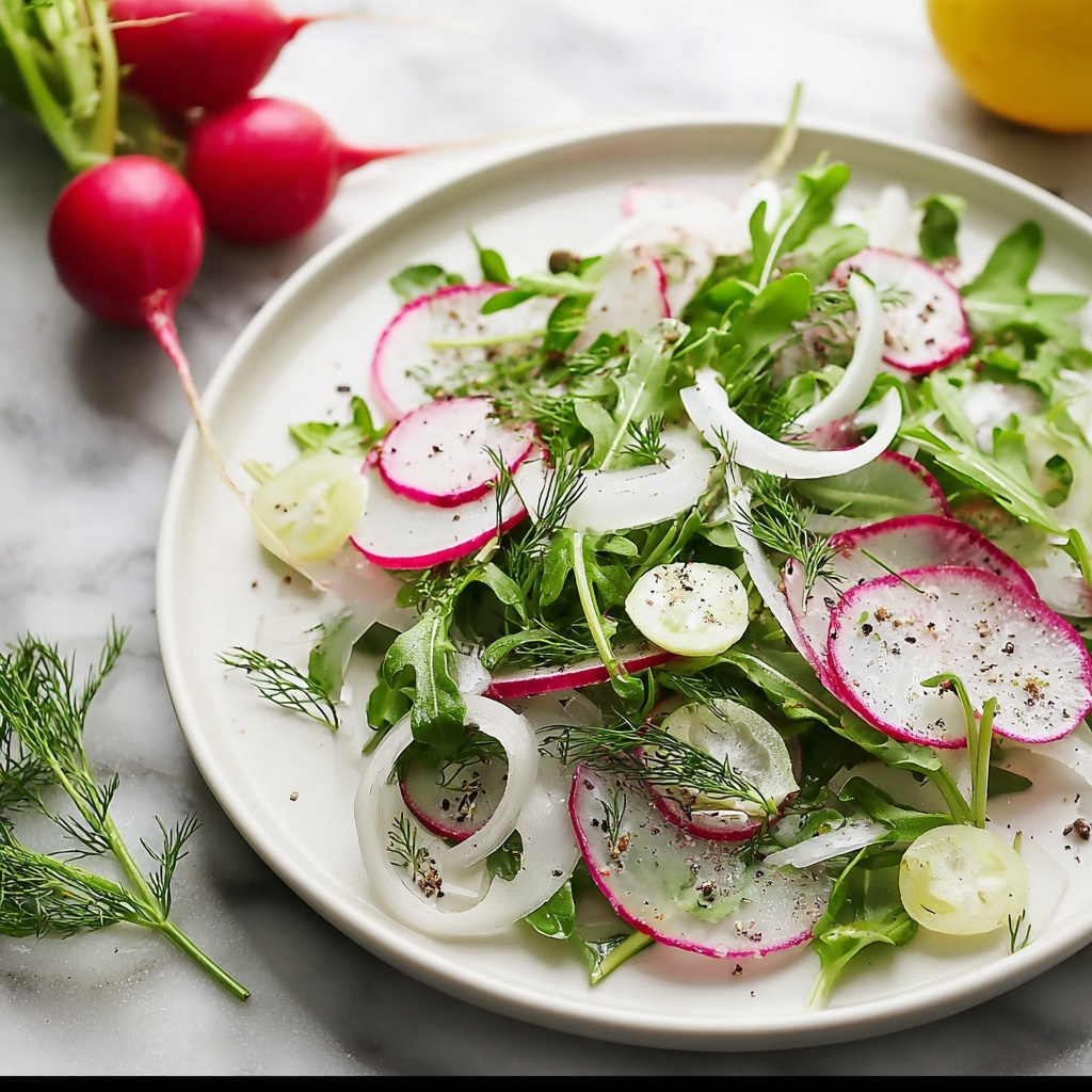 Radish and Fennel Salad with Lemon Dressing Recipe - Recipe Image
