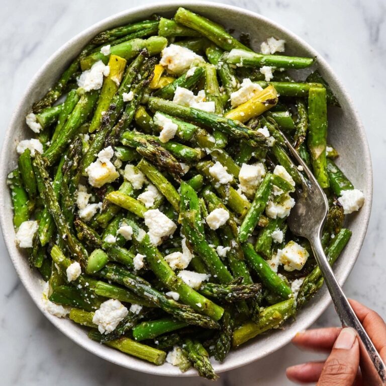 Grilled Asparagus Salad with Feta & Lemon Recipe