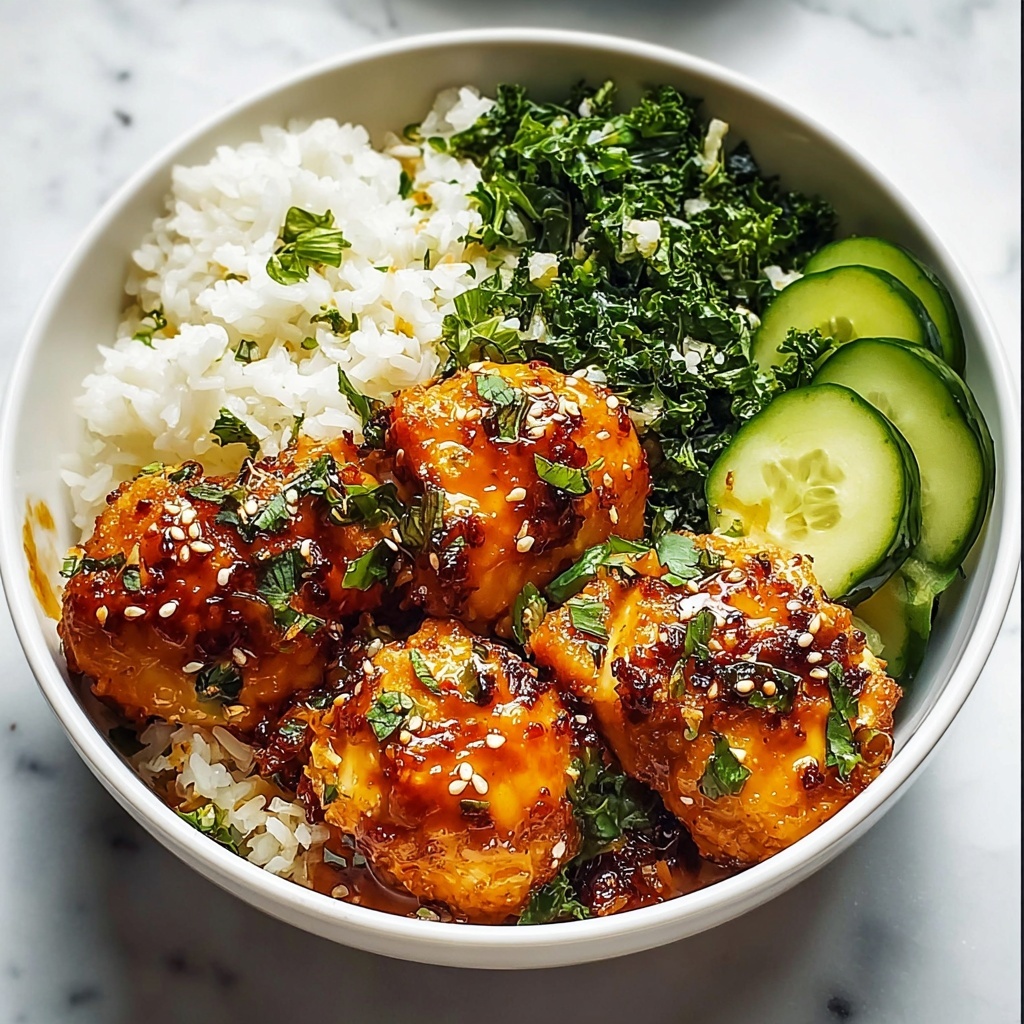 Honey Garlic Chicken Bowl Recipe - Recipe Image