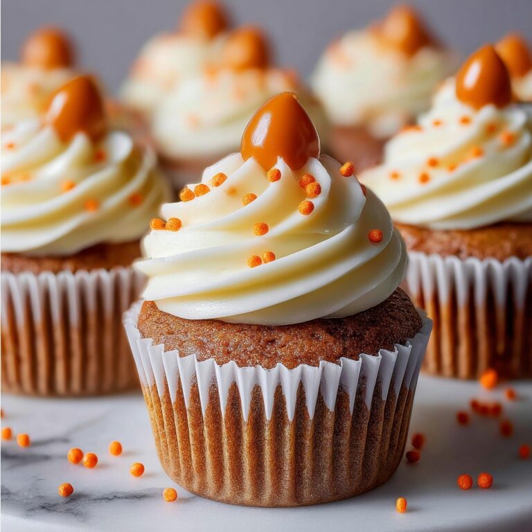 Pumpkin Cupcakes with Cream Cheese Frosting Recipe