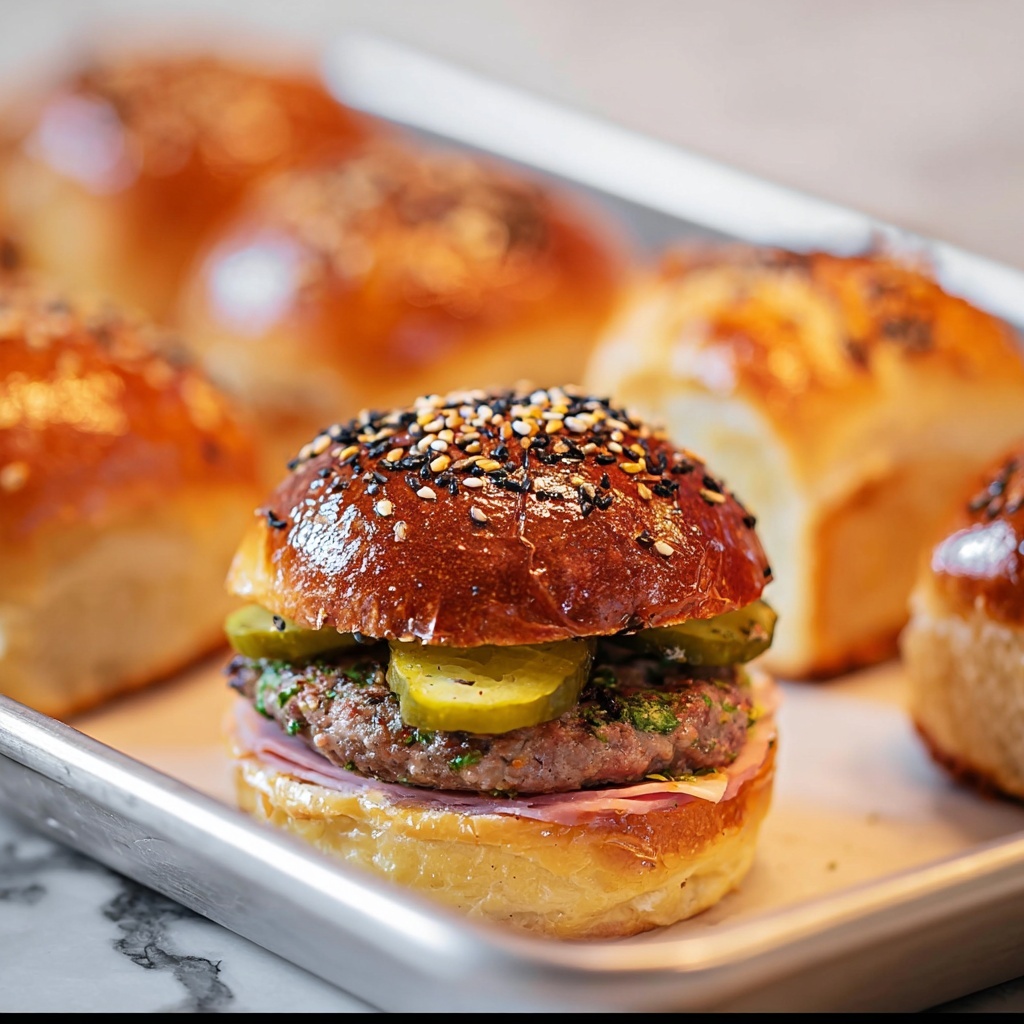 Cuban Sliders Sandwiches: A Delicious Bite-Sized Delight Recipe - Recipe Image