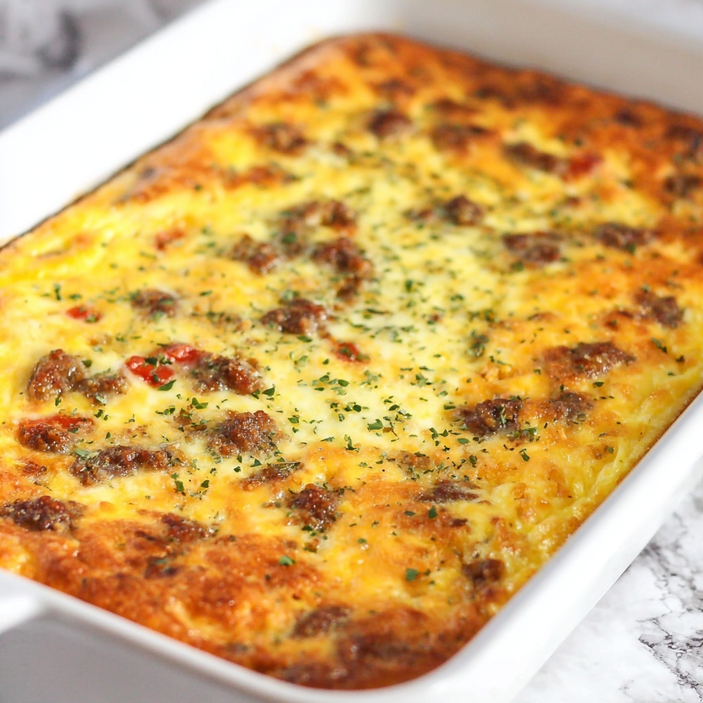 Keto Taco Casserole Recipe - Recipe Image