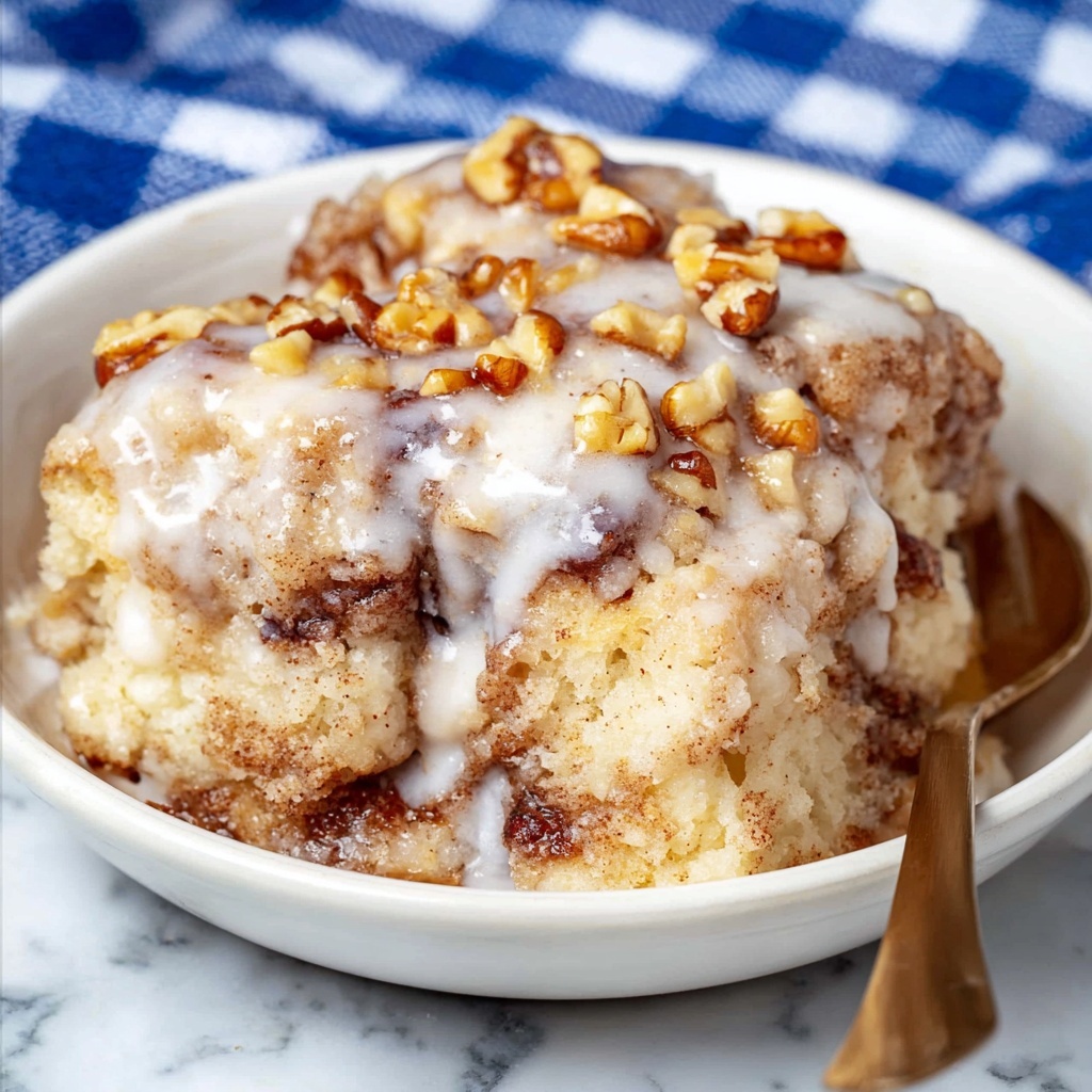 Cinnamon Roll Dump Cake Recipe - Recipe Image