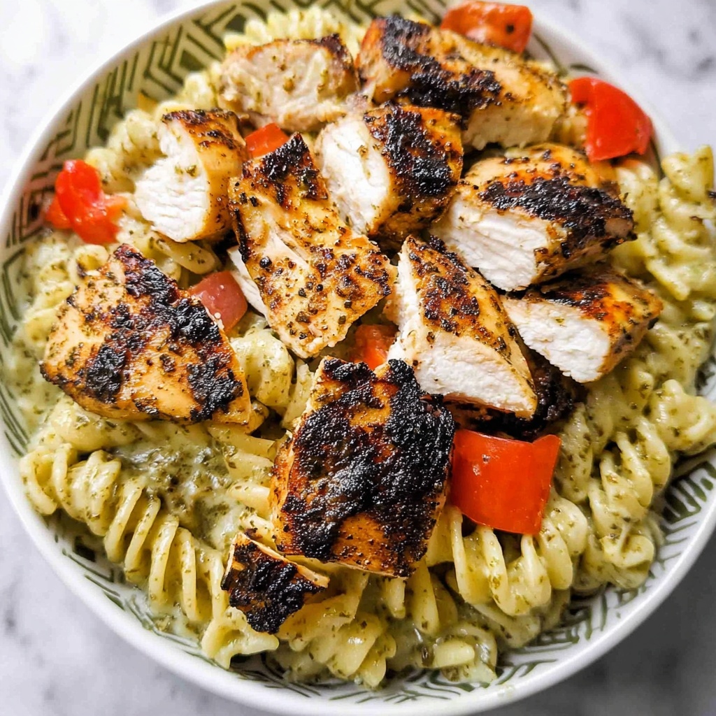 Creamy Lemon-Pesto Chicken Pasta Recipe - Recipe Image