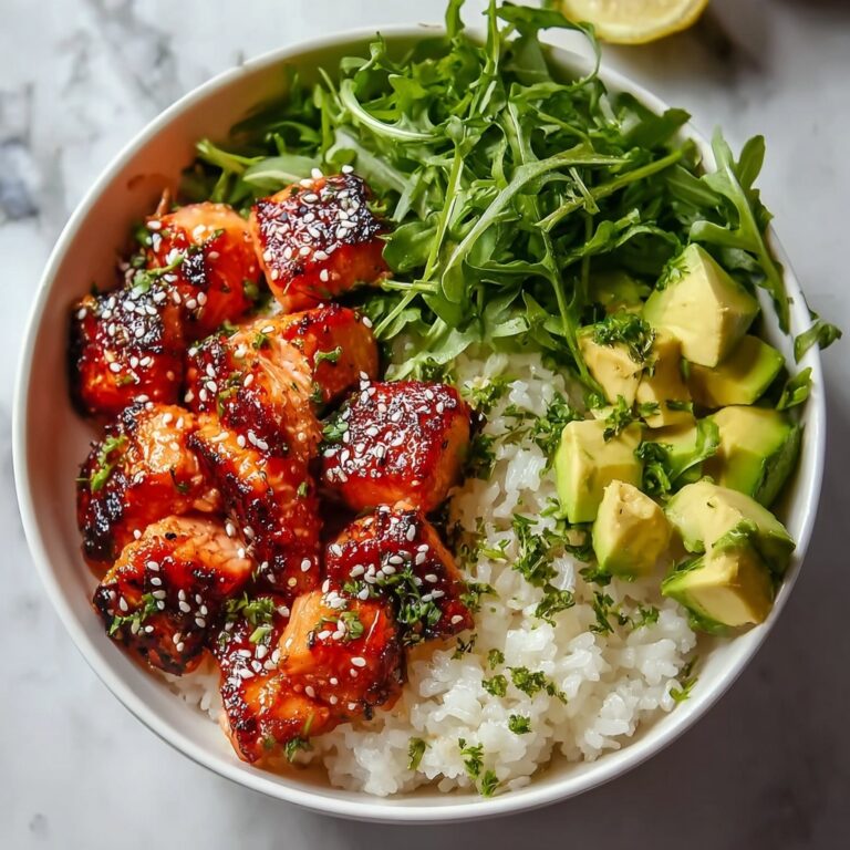 Healthy Sweet Chili Salmon Bowl Recipe