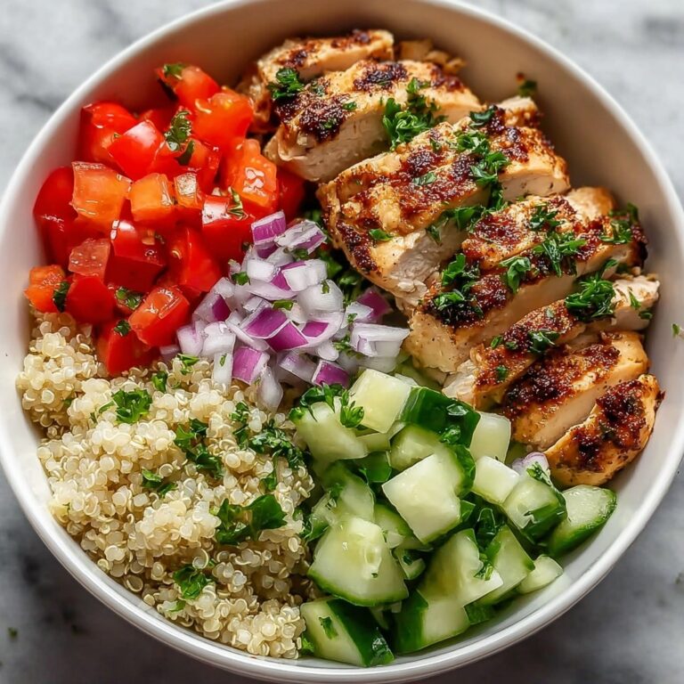 Greek Chicken Quinoa Bowl Recipe