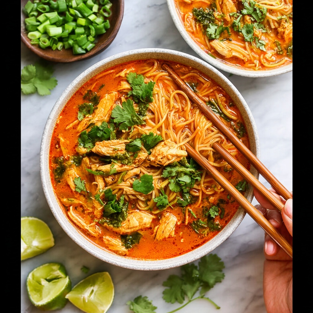 Thai Red Curry Noodle Soup Recipe - Recipe Image