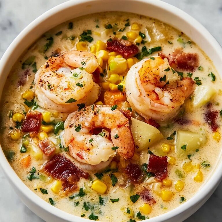 Creamy Potato Shrimp and Corn Chowder Recipe