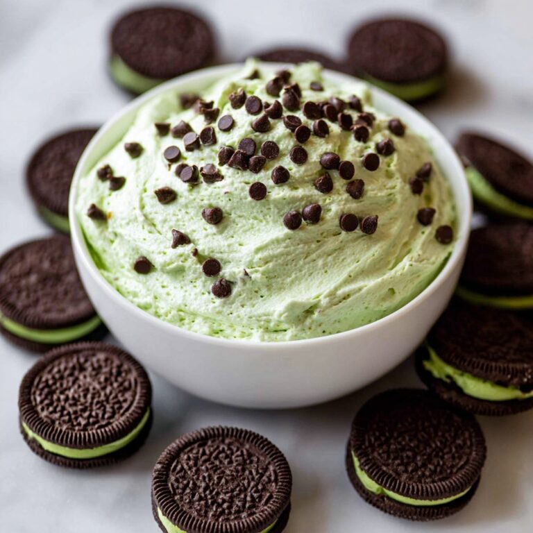 Mint Chocolate Chip Cheesecake Dip Recipe