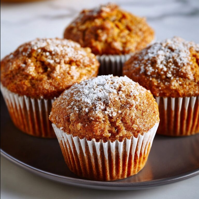 Pumpkin Oat Flour Muffins Recipe