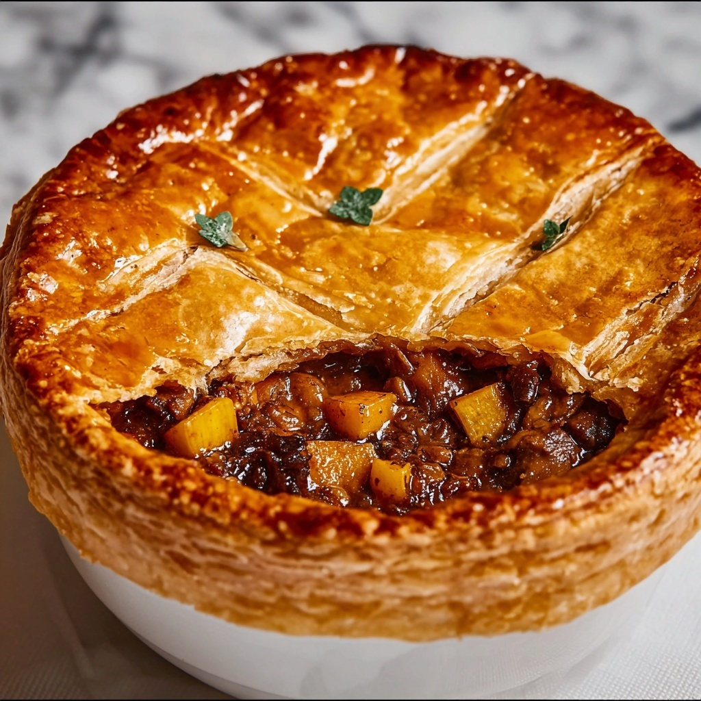 Steak and Onion Pie Recipe - Recipe Image