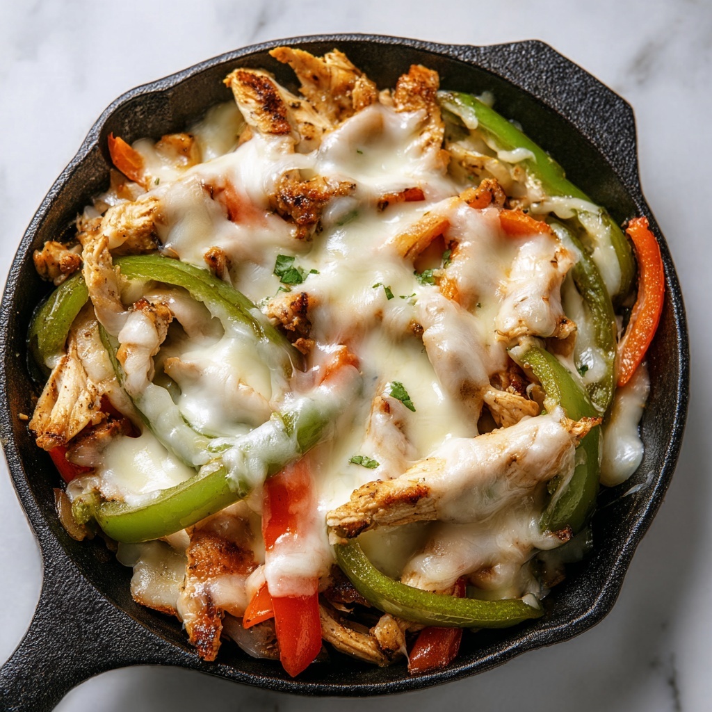 Chicken Cheesesteak Skillet Recipe - Recipe Image