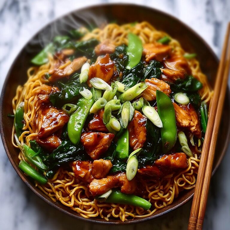 Garlic Chicken Lo Mein Recipe