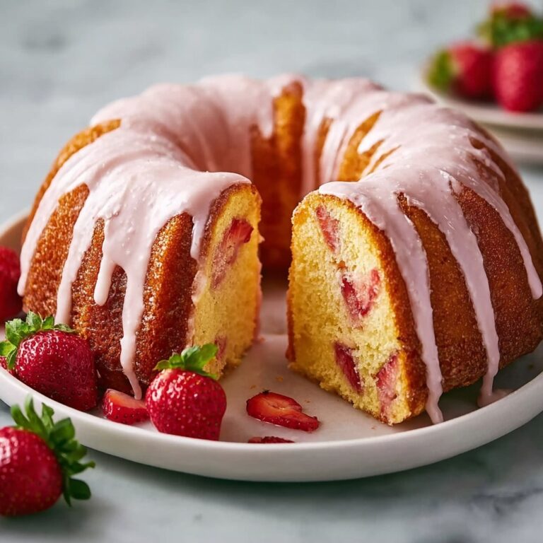 Strawberry Milkshake Pound Cake Recipe