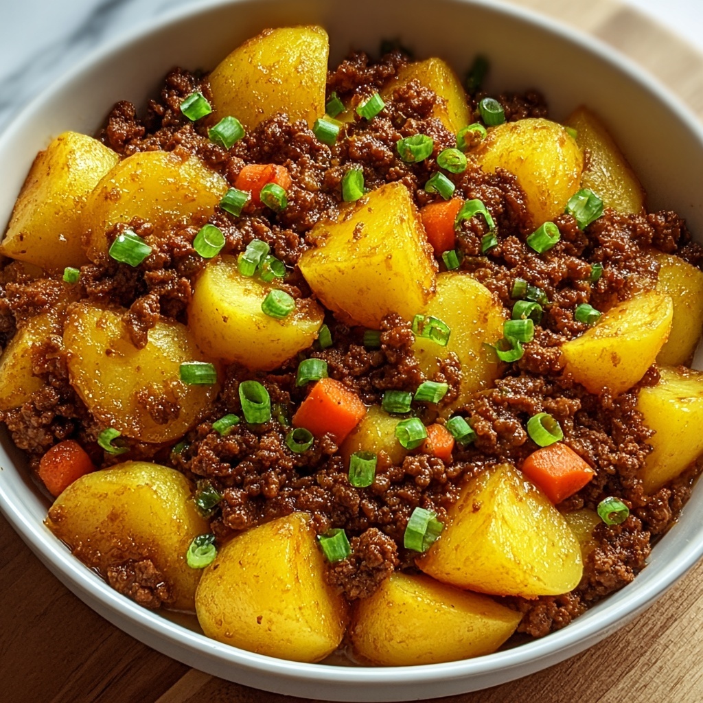 Ground Beef and Potatoes Casserole Recipe - Recipe Image