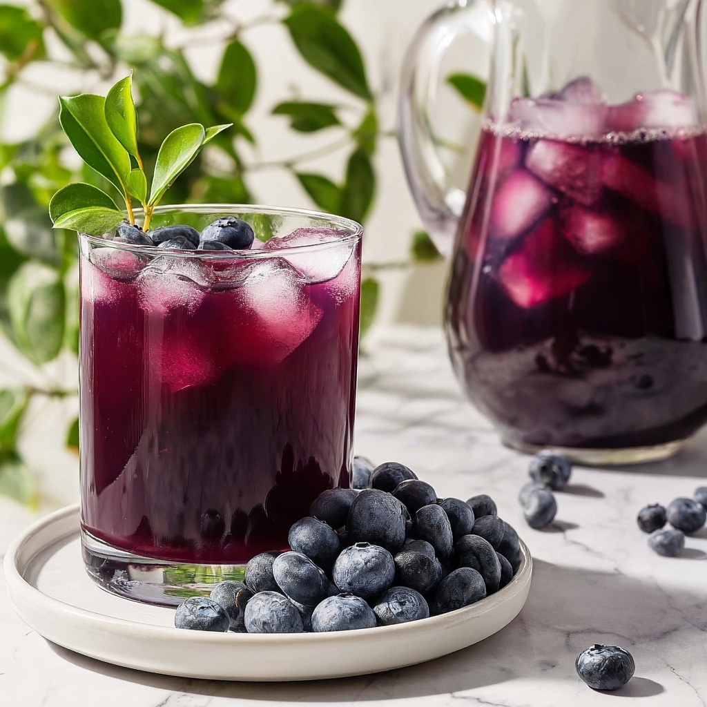 Blueberry Iced Tea Recipe - Recipe Image