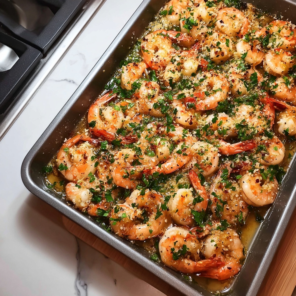 Garlic Parmesan Baked Shrimp Recipe - Recipe Image