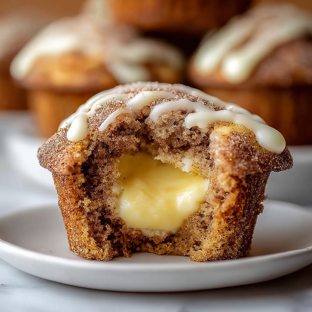 Gooey Cinnamon Cream Cheese Muffins Recipe - Recipe Image