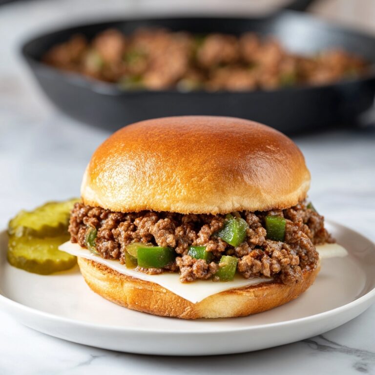Philly Cheesesteak Sloppy Joes Recipe