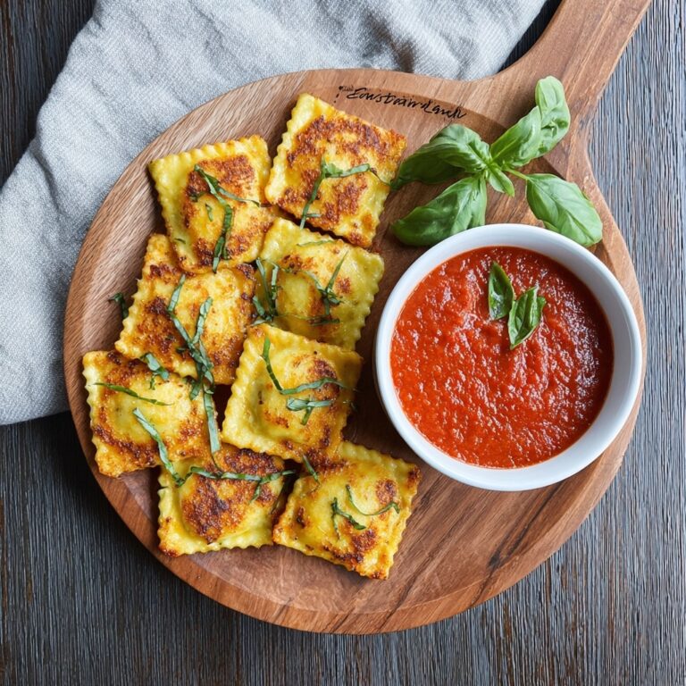 Fried Ravioli with Homemade Marinara Sauce Recipe
