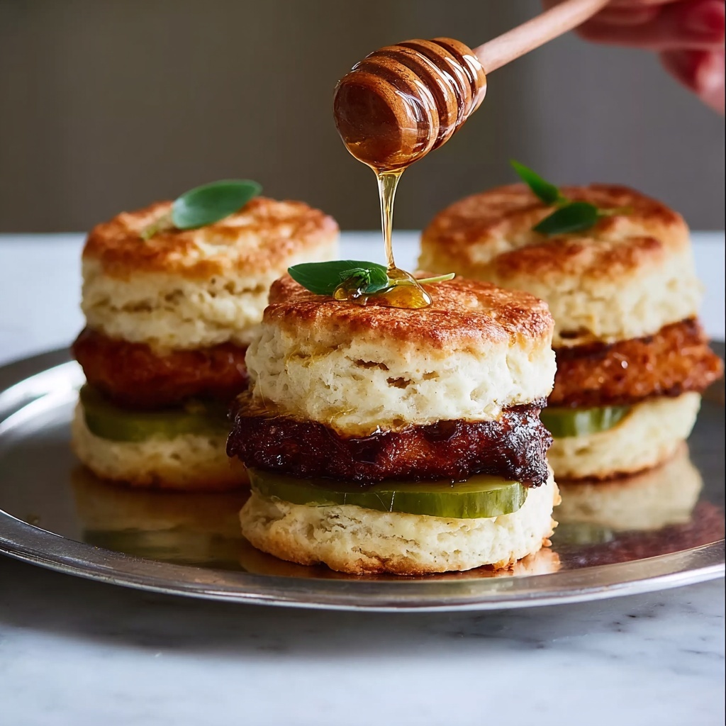 Hot Honey Chicken Biscuits Recipe - Recipe Image
