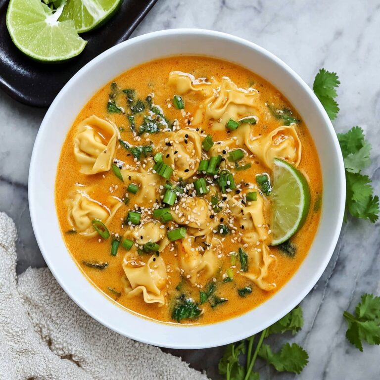 Thai Red Curry Dumpling Soup Recipe