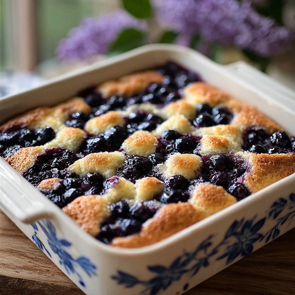 Blueberry Buttermilk Pancake Casserole Recipe - Recipe Image