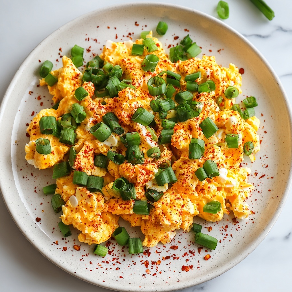 Gochujang Scrambled Eggs Recipe - Recipe Image